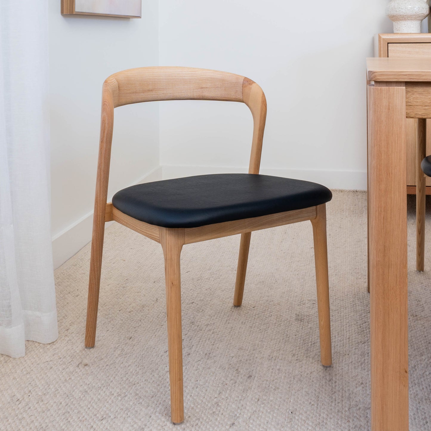 Sophie Solid American Ash Oak Hardwood Dining Chair