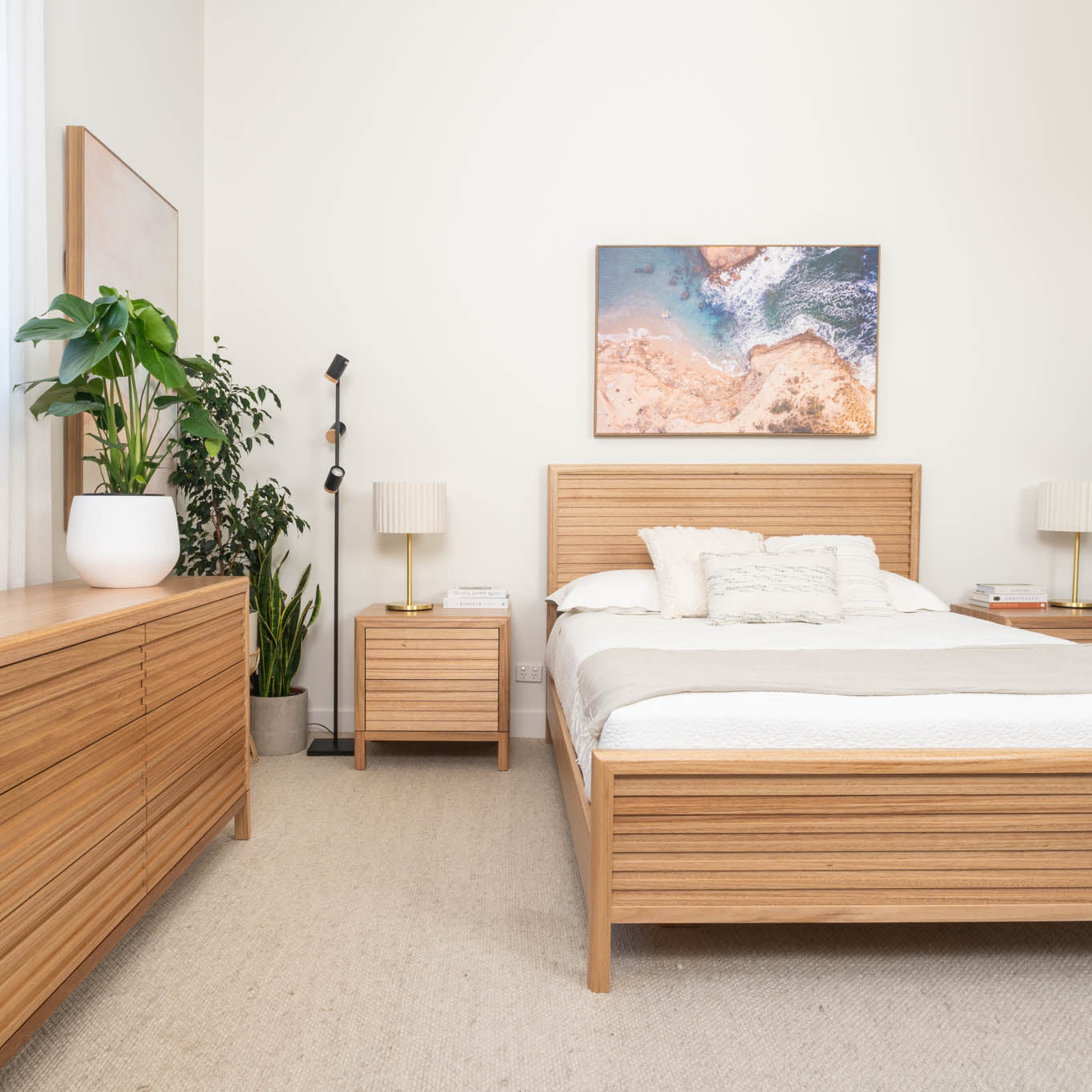 Luna Bedroom Suite (Solid Tasmanian Oak)- Made in Australia