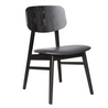 Riga Dining Chair(Black with choice of seat cushion)