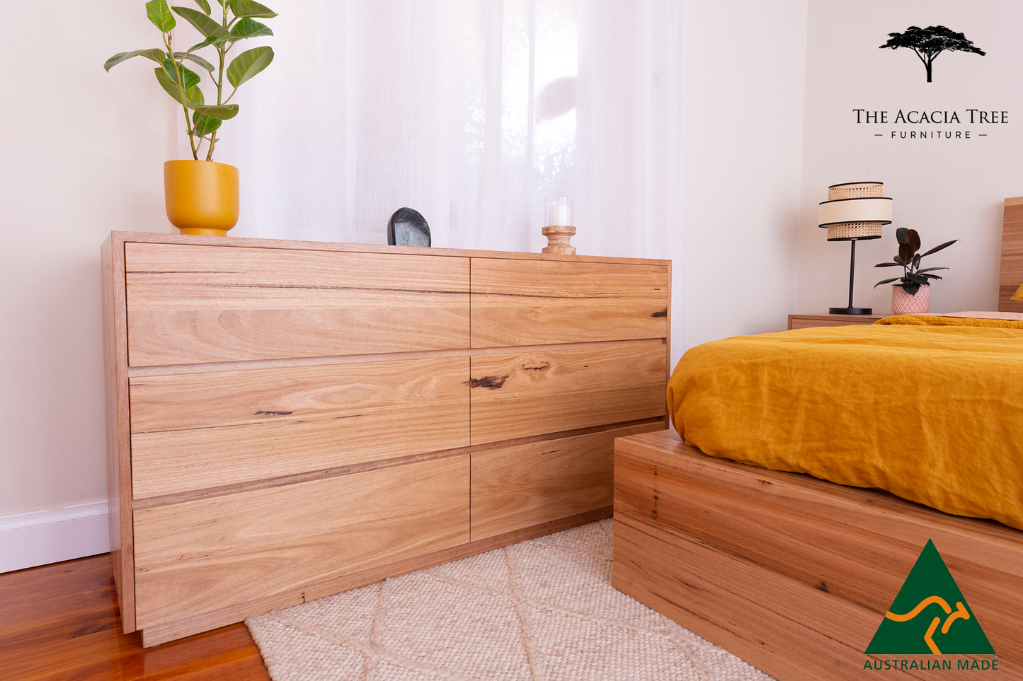 Byron 6 Draw Dresser - Made in Melbourne
