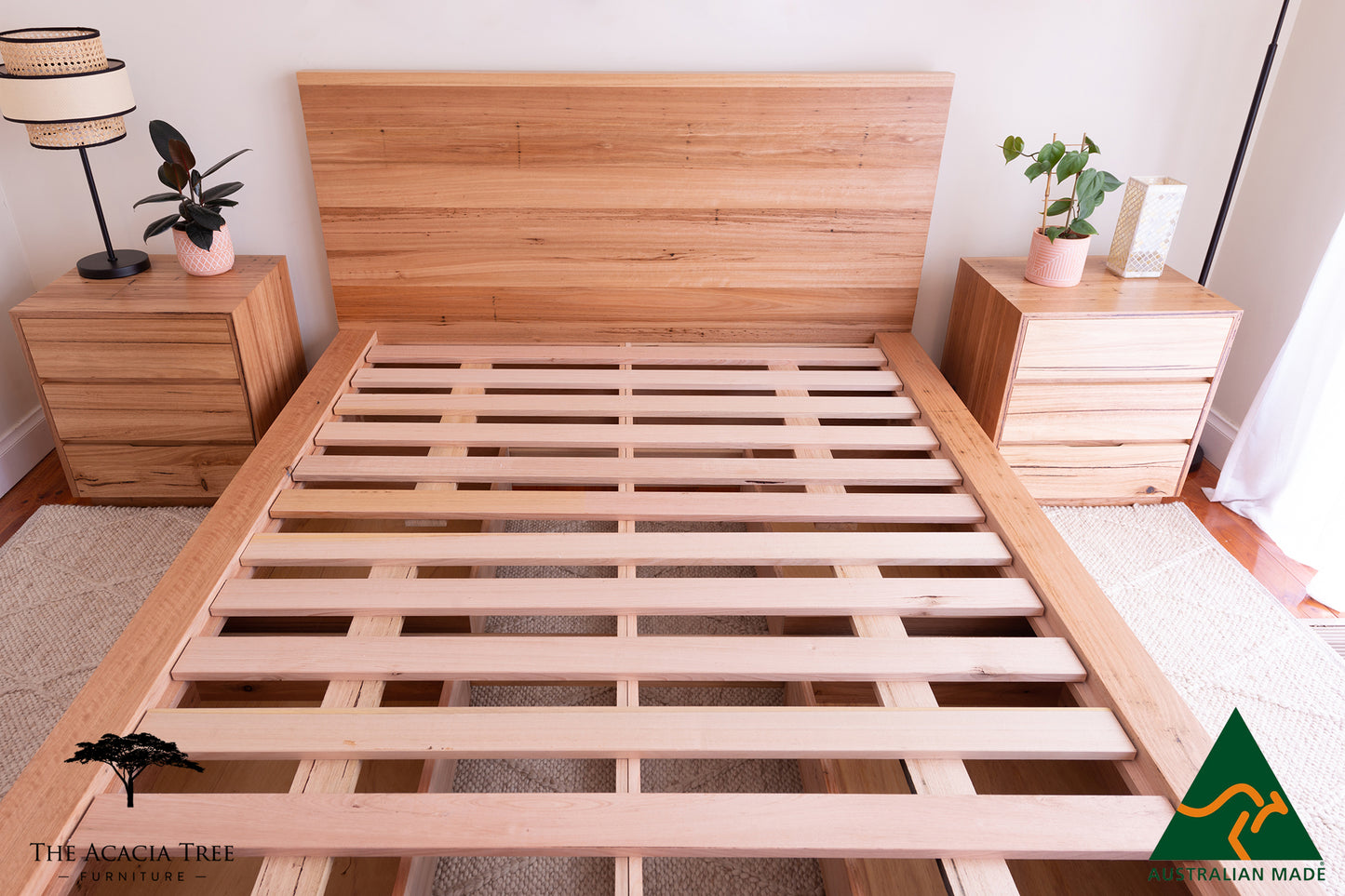 Meadow Messmate Storage Bed Frame - Made in Melbourne