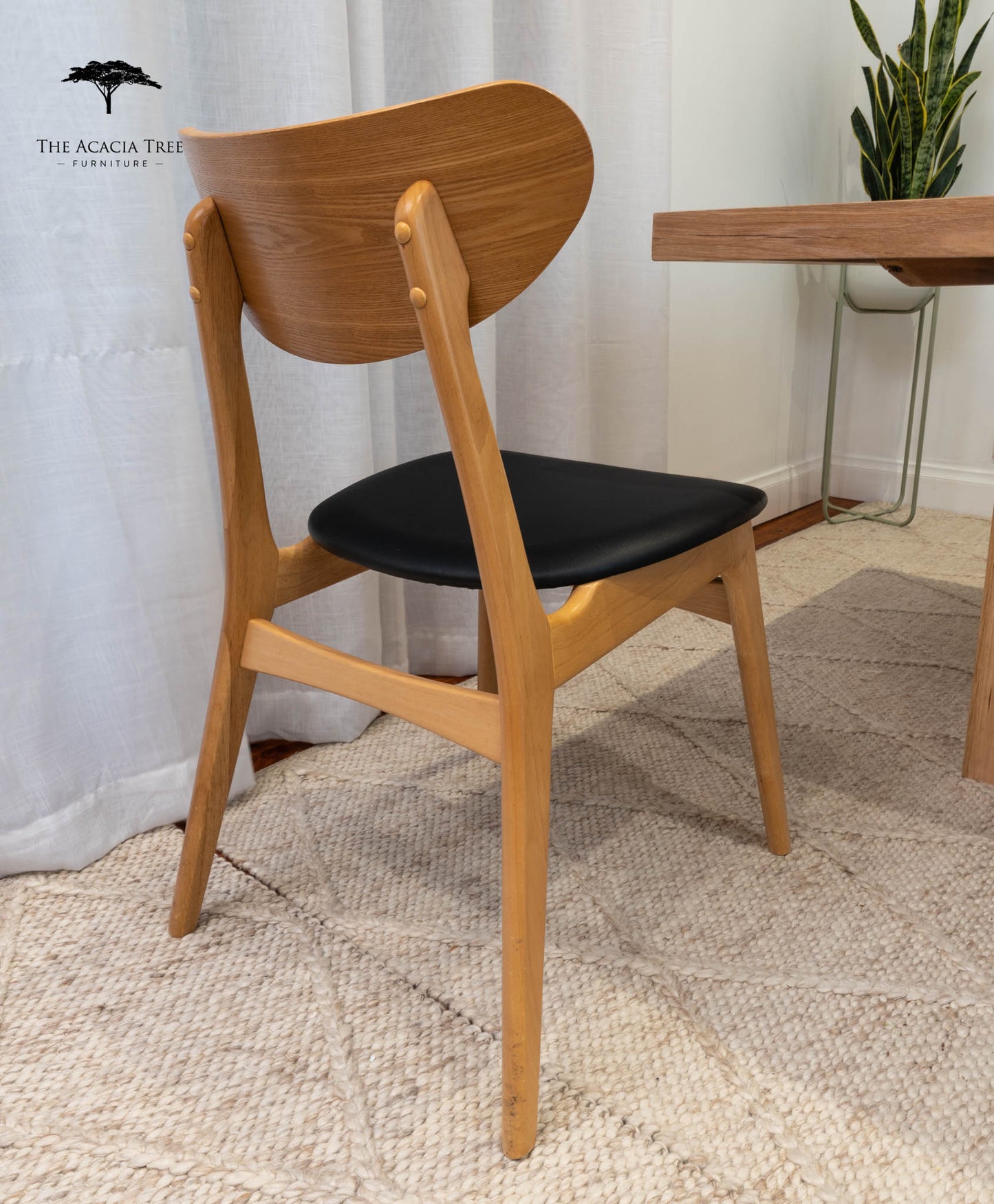 Jasper Dining Chair (Natural with choice of seat cushion)