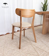 Oslo Taupe PU Australian Hardwood Dining Chair