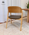Denmark Dining Chair (Natural with choice of seat cushion)