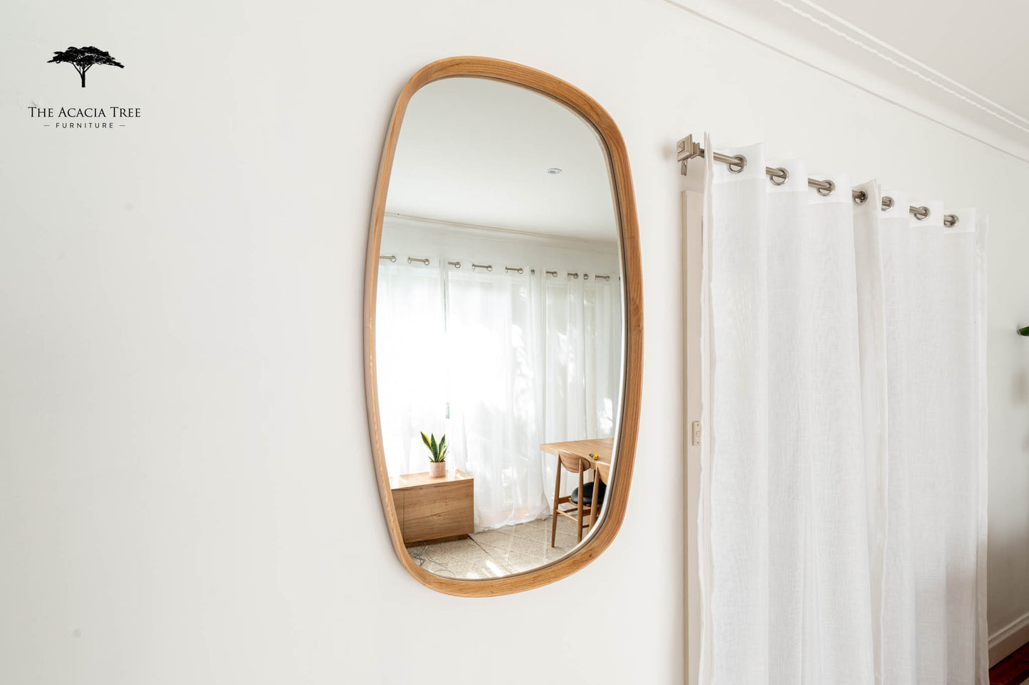 Bridgette Solid American Oak Mirror