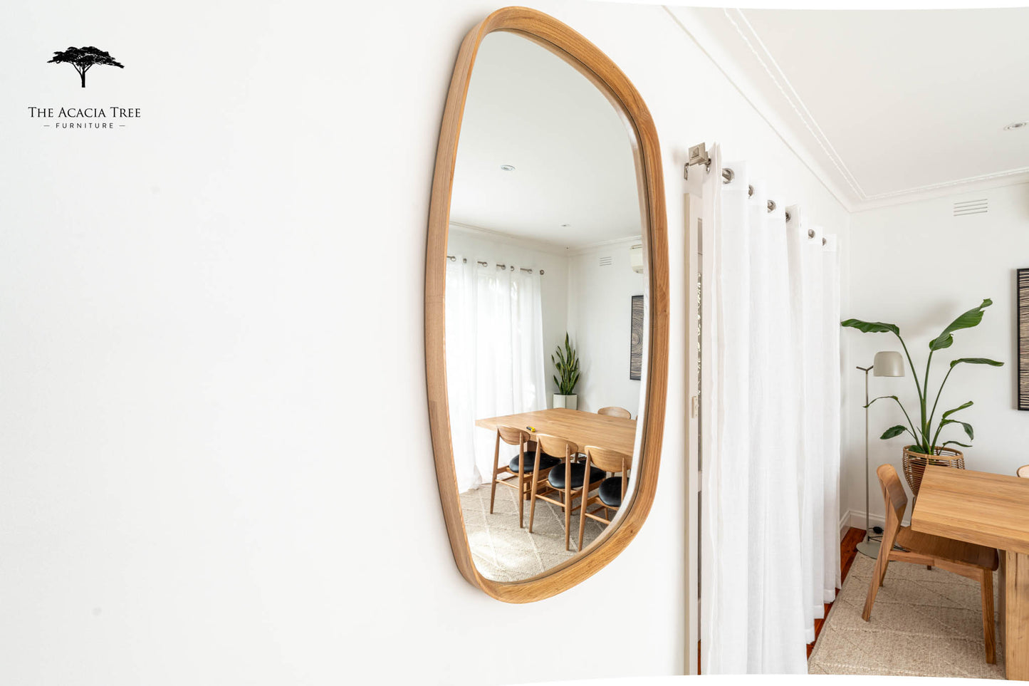 Bridgette Solid American Oak Mirror