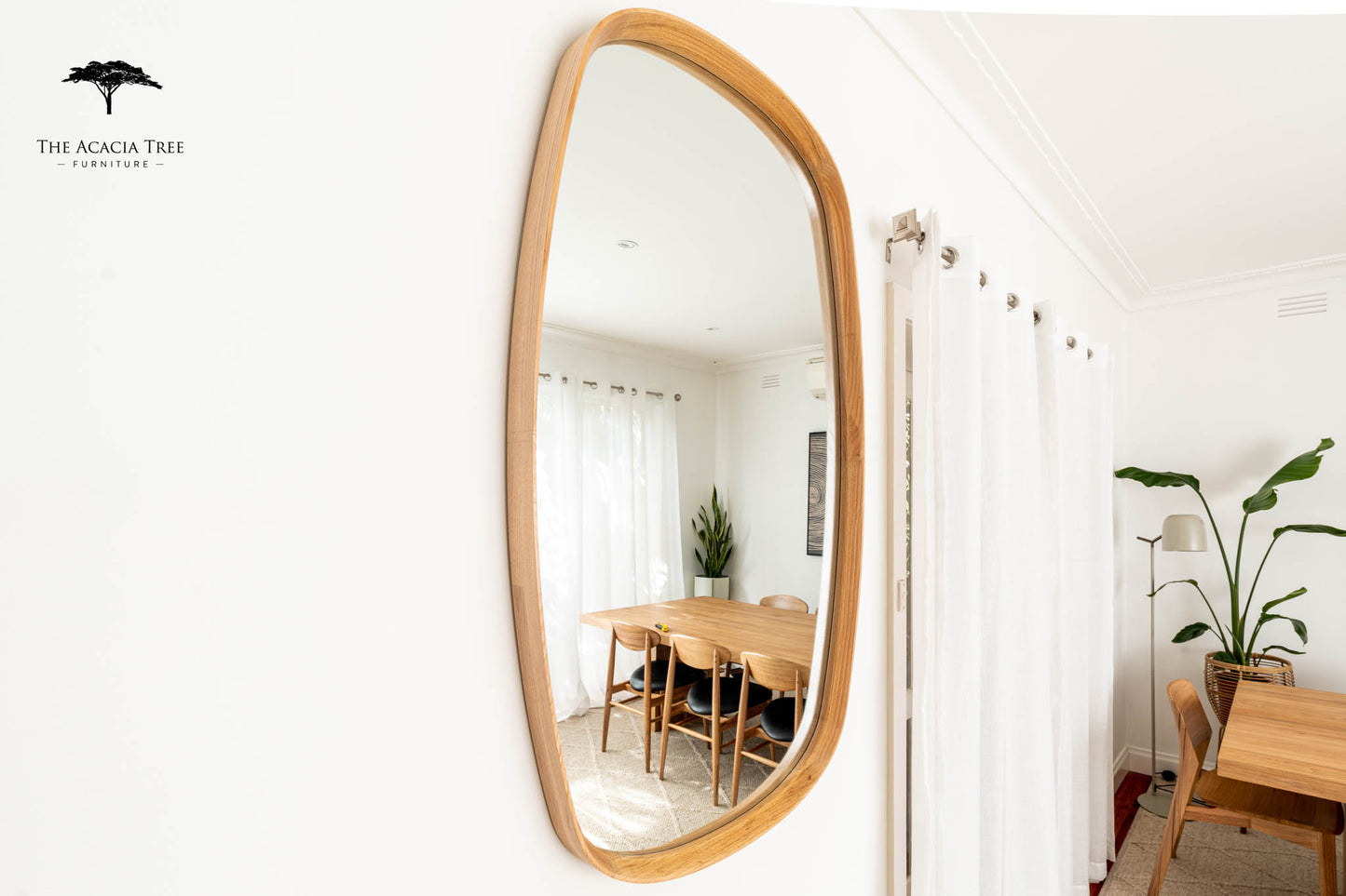 Bridgette Solid American Oak Mirror