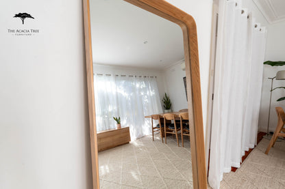 Aleena Solid American Oak Full Length Mirror