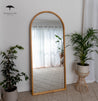 Ophelia Solid Oak Full Length Arch Mirror