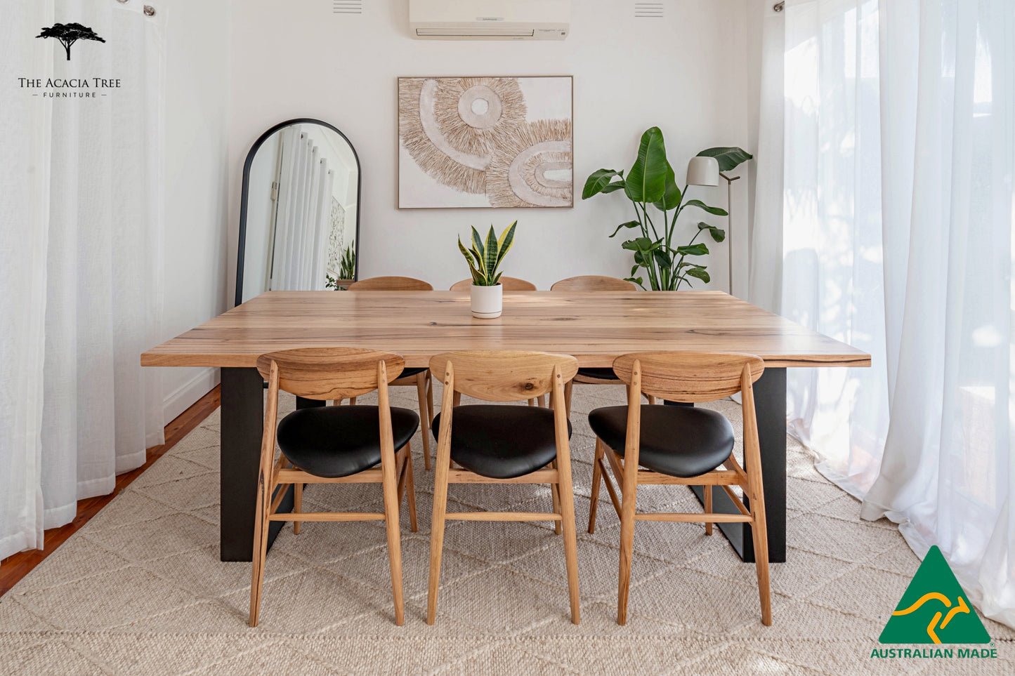 Nala Solid 40mm Dining Table - Made in Melbourne