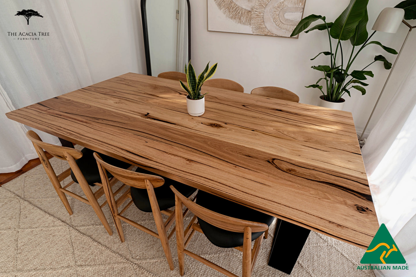 Nala Solid 40mm Dining Table - Made in Melbourne