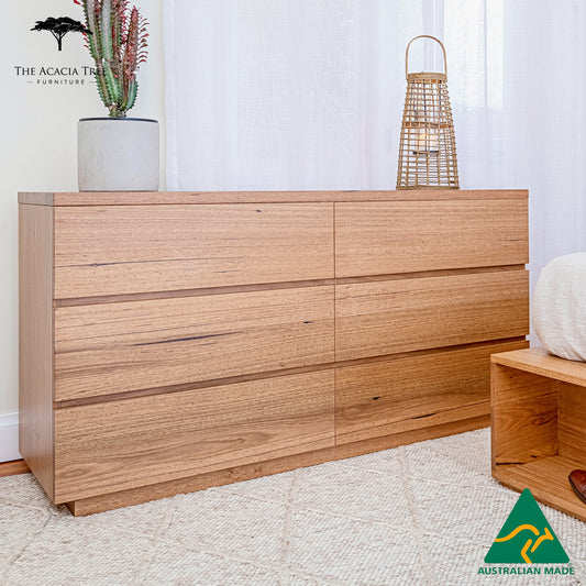 Elijah 6 Drawer Dresser - Made in Australia