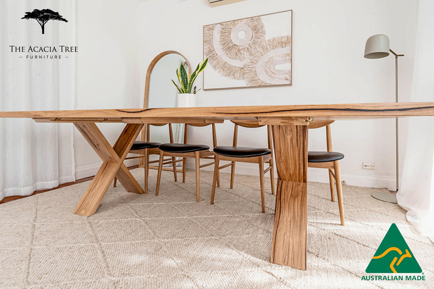 Axl Solid 40mm Dining Table - Made in Australia