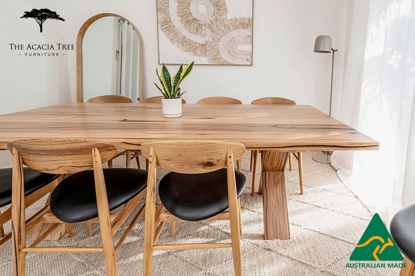 Axl Solid 40mm Dining Table - Made in Australia