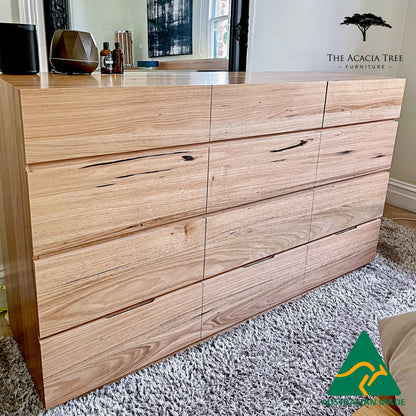 Noosa 12 Drawer Dresser - Made In Australia