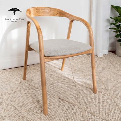 Njord Solid Ash Dining Arm Chair
