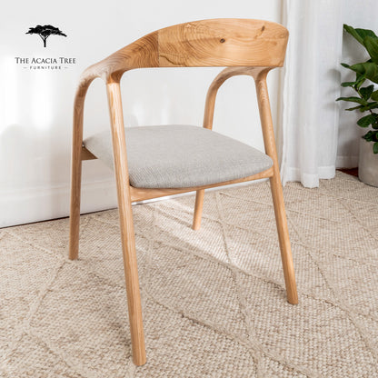 Njord Solid Ash Dining Arm Chair