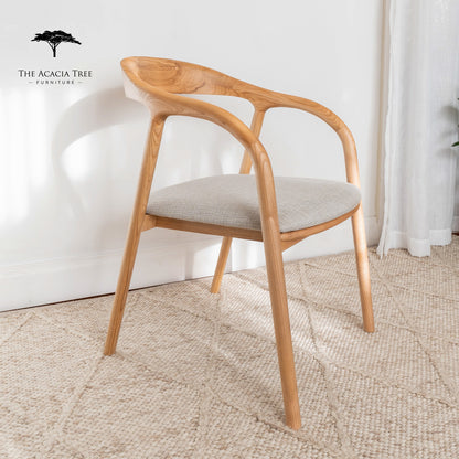 Njord Solid Ash Dining Arm Chair