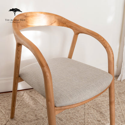 Njord Solid Ash Dining Arm Chair