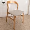 Freya Solid American Oak Upholstered Dining Chair