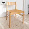 Bragi Solid American Oak Hardwood Dining Chair
