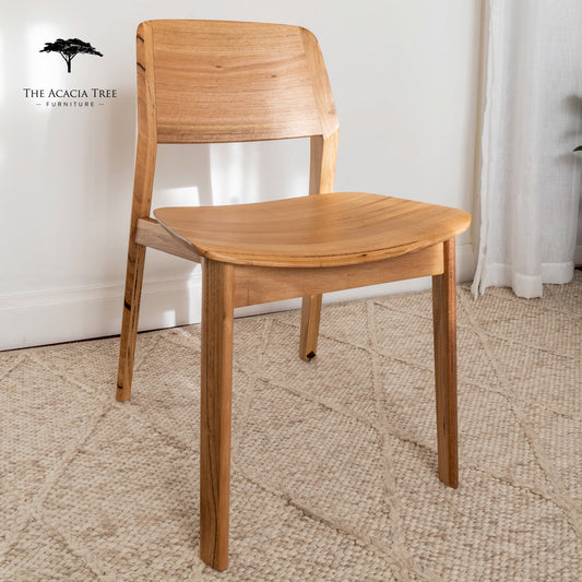 Ex Demo Set of 6 x Pisa Solid Messmate Hardwood Dining Chair