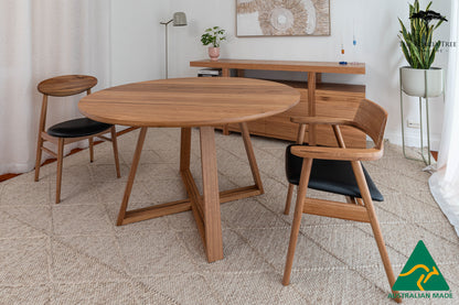 Round Lily Solid Dining Table - Made in Australia