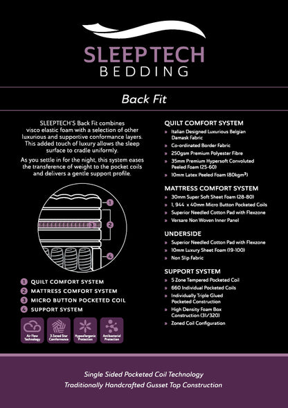 Sleeptech Backfit Plush