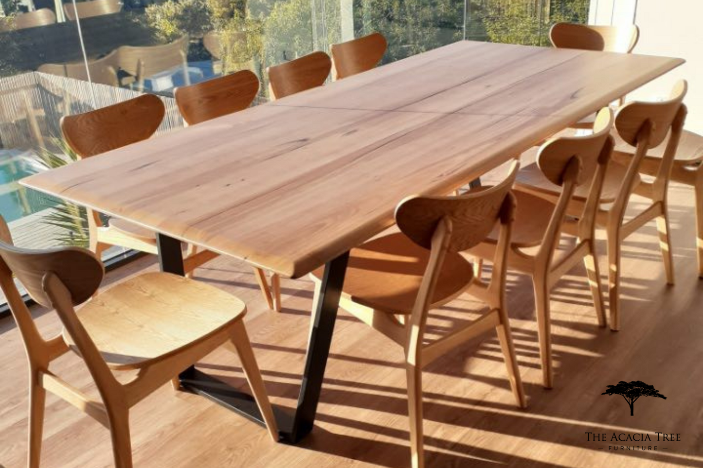 Dante Solid Australian Messmate Hardwood Dining Table