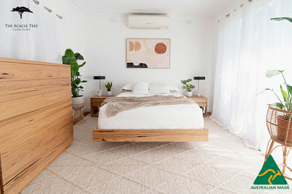 Aurora Fully Solid Australian Floating Bed Frame- Made in Australia