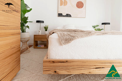 Aurora Fully Solid Australian Floating Bed Frame- Made in Australia