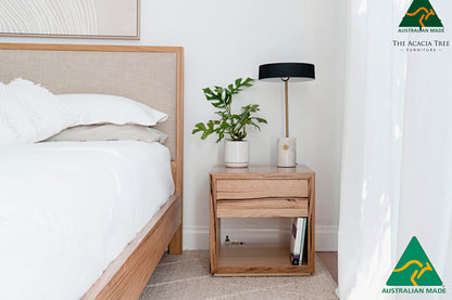 Cape Town 1 Drawer Bedside Table - Made In Australia