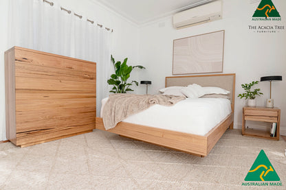 Cape Town 1 Drawer Bedside Table - Made In Australia