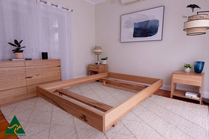 Aurora Fully Solid Australian Floating Bed Frame- Made in Australia