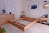 Aurora Floating Bed Frame Fully Solid Australian Hardwood- Made in Melbourne