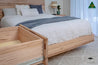 Kobe Live Edge Bed Frame Fully Solid Australian Hardwood - Made in Melbourne