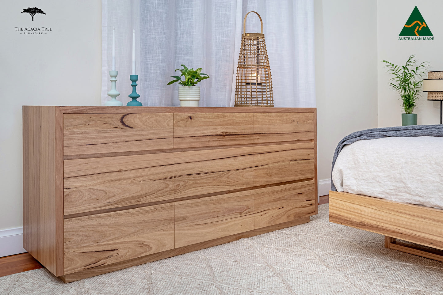 Cape Town 9 Drawer Dresser - Made in Melbourne