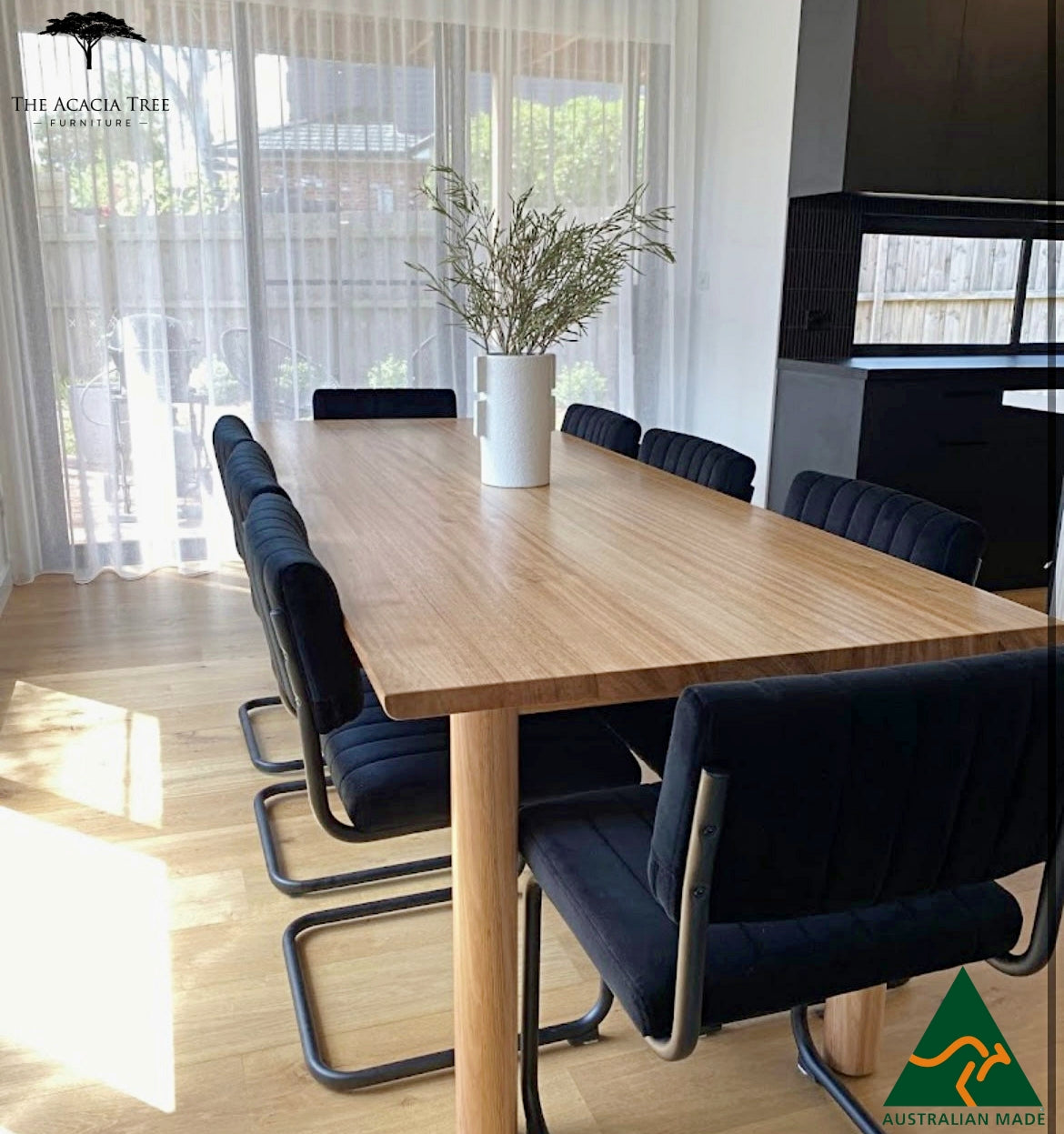 Oliver Solid Hardwood Dining Table - Made in Melbourne