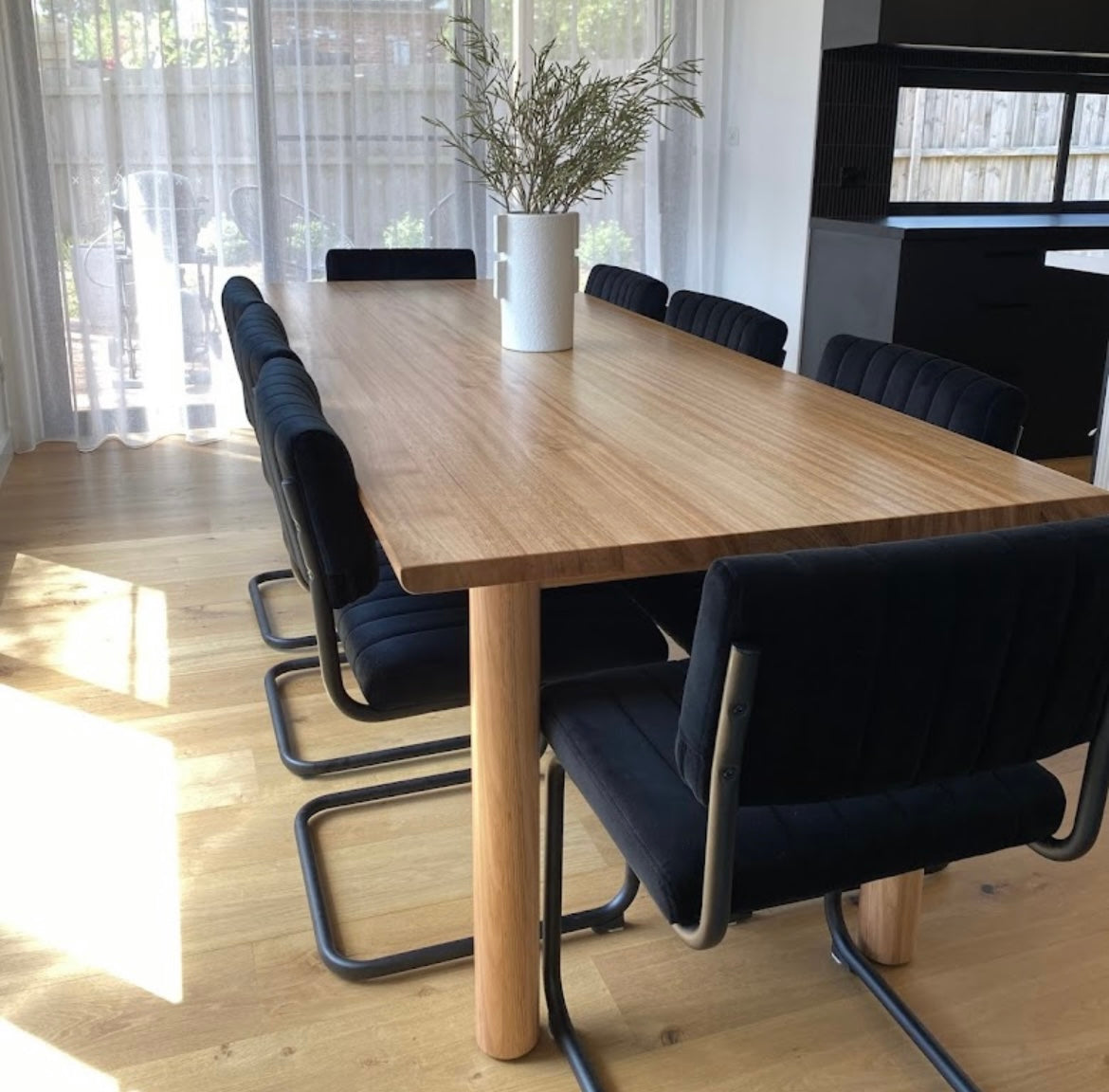 Oliver Solid Hardwood Dining Table - Made in Melbourne