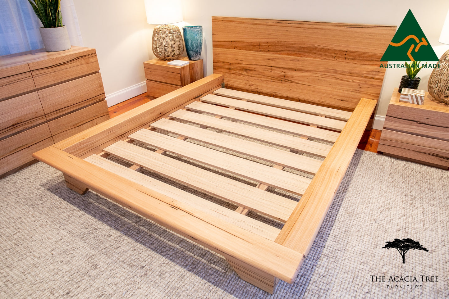 Platform Messmate Bed Frame - Made In Melbourne