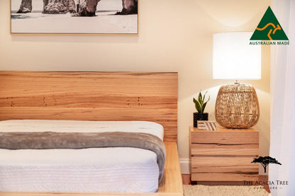 Noosa 2 Drawer Bedside Table - Made In Australia