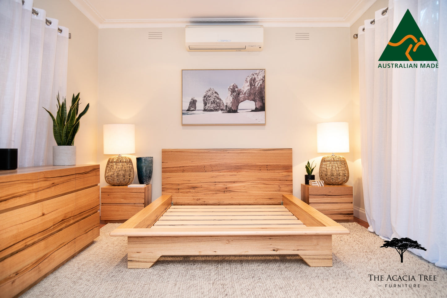 Platform Messmate Bed Frame - Made In Melbourne