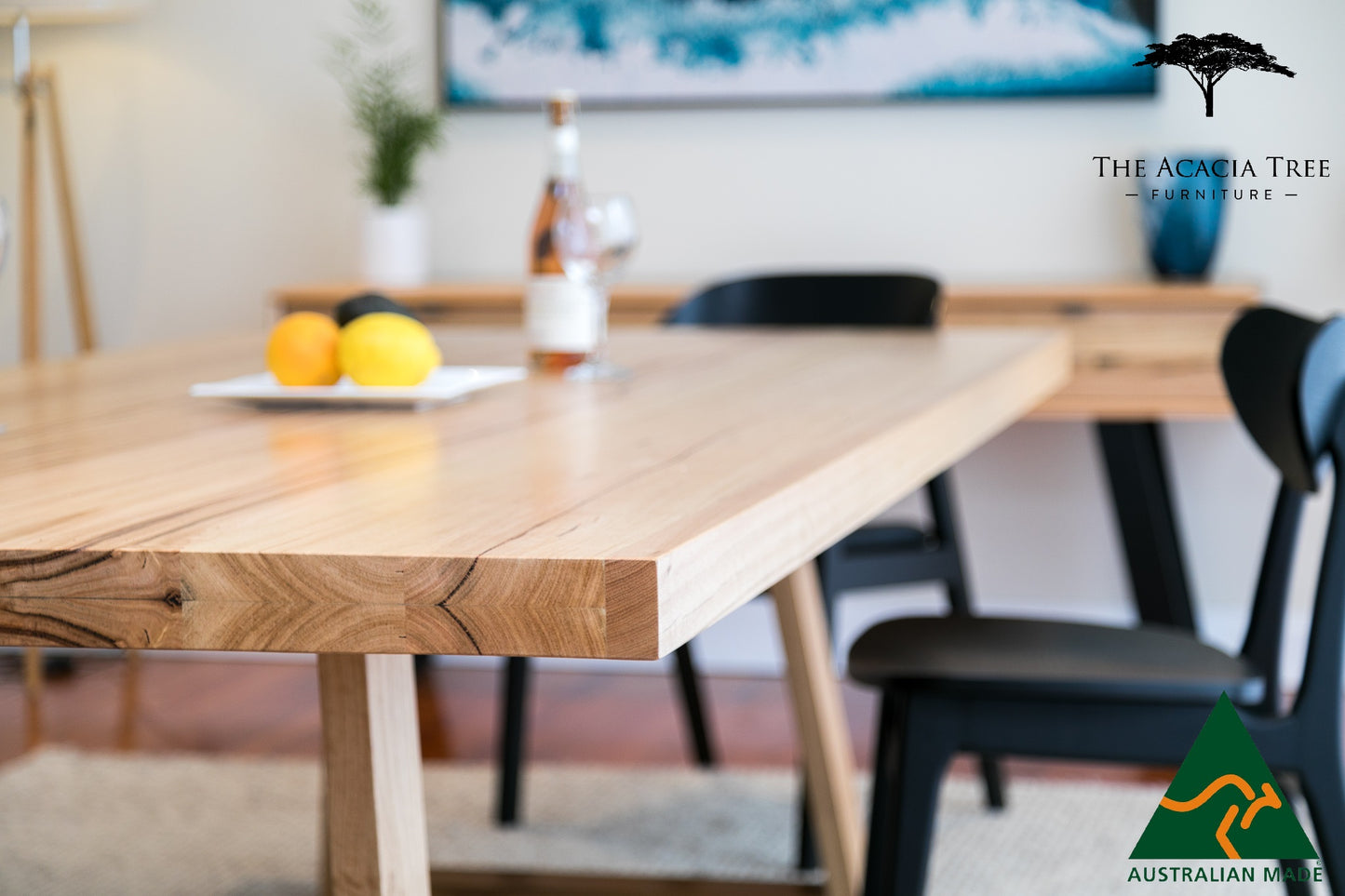 London Solid Dining Table - Made in Melbourne