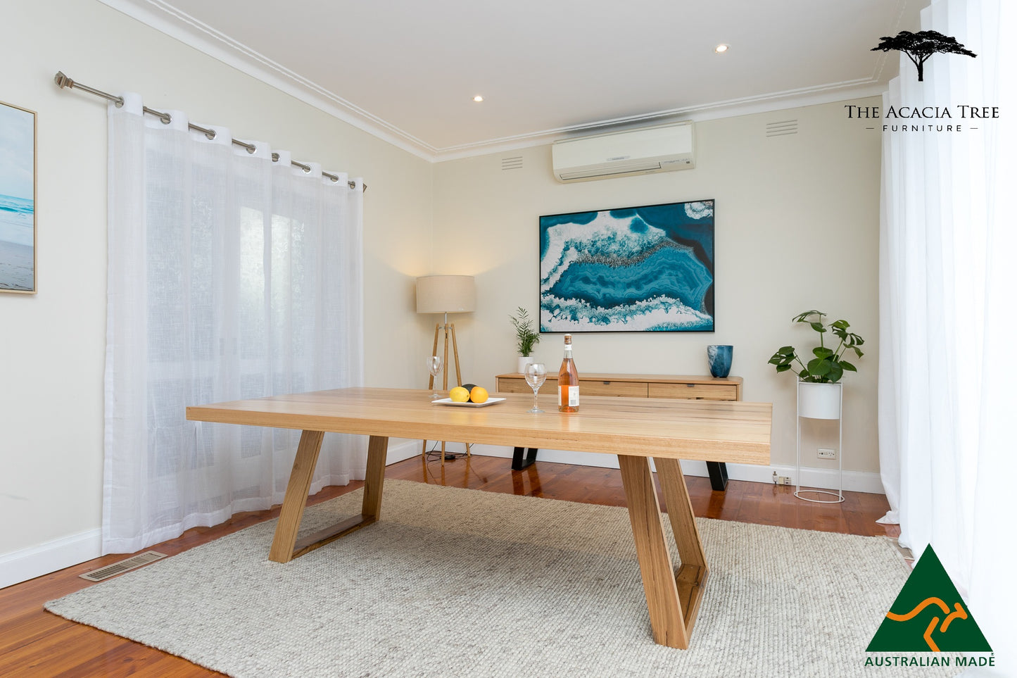 London Solid Dining Table - Made in Melbourne