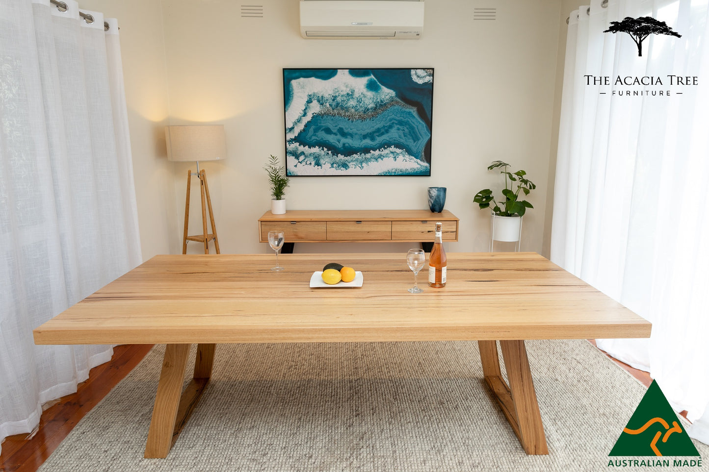 London Solid Dining Table - Made in Melbourne