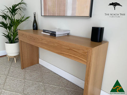 Seika American Oak Console Table Hall Table - Made in Melbourne in